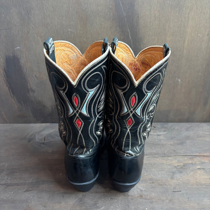 Vintage Acme Black Leather Boots