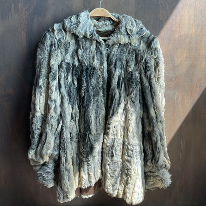 York Fur Company Gray Persian Lamb Coat