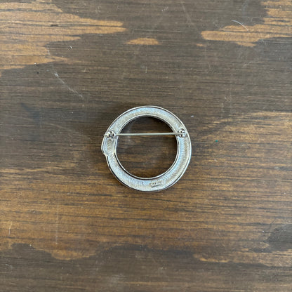 Silver Circle Pin