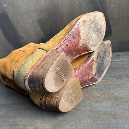 Abilene Tan Suede Boots