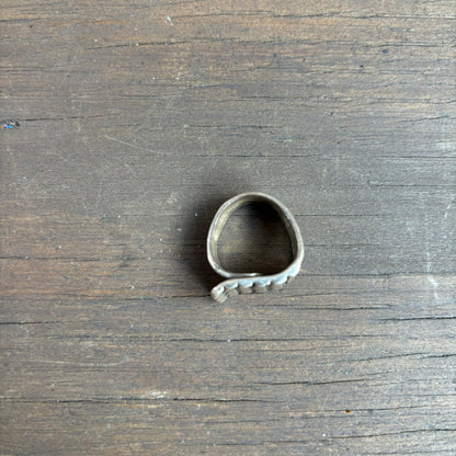 Handmade Silver Scalloped Ring