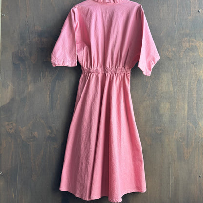 Vintage Pink Fit and Flare Dress
