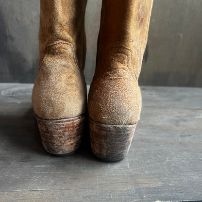 Old Gringo Suede Cheetah Print Boots