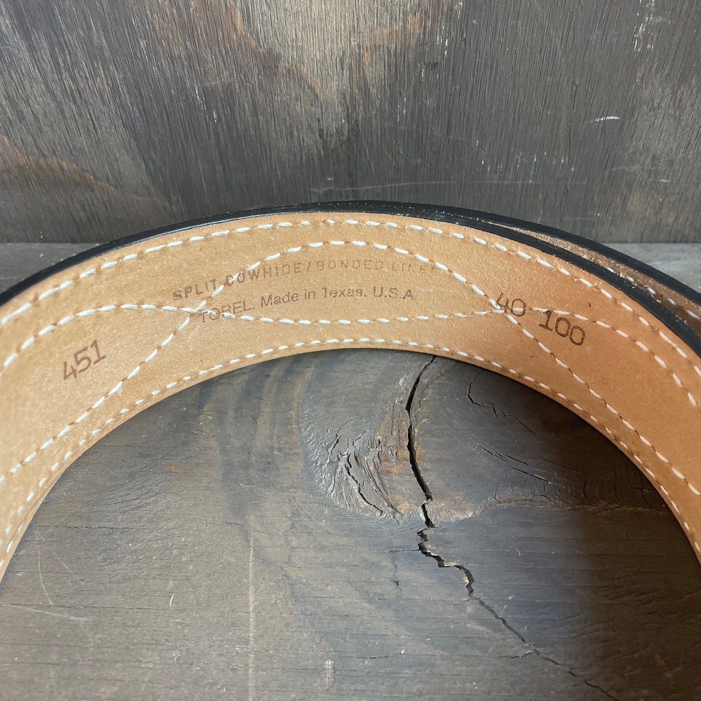 Torel brown suede belt