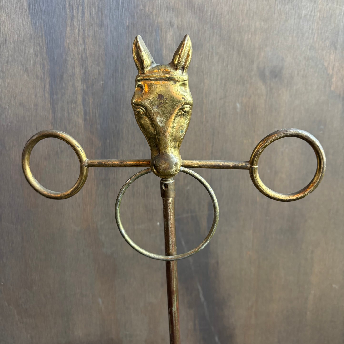 Brass Horse Umbrella Holder