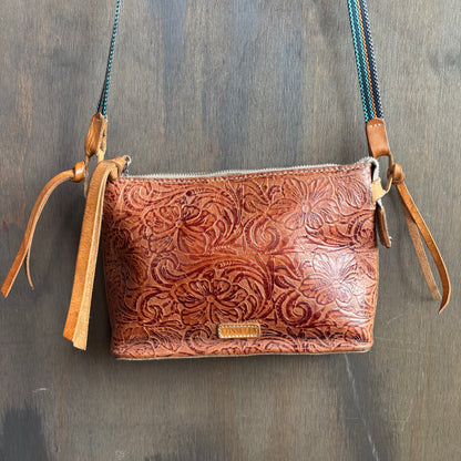 Consuela Tooled Leather Bag
