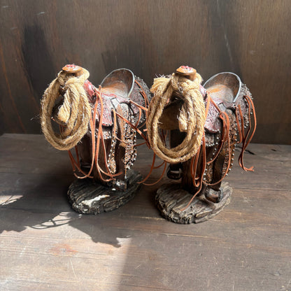 Saddle Book Ends (set of 2)