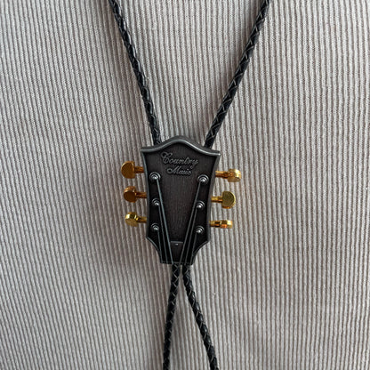 Vintage guitar head bolo tie