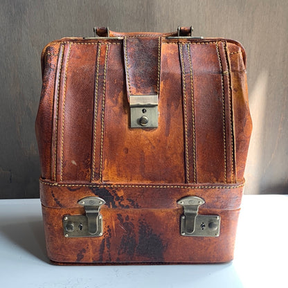 Antique leather Doctor bag