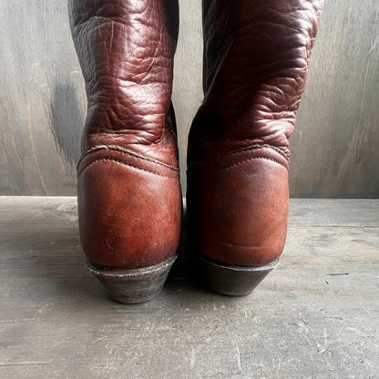 Tony Lama Brown Cowboy Boots