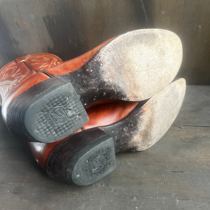 Tony Lama Brown Cowboy Boots