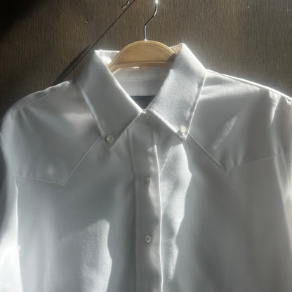 Panhandle Slim White Collared Shirt