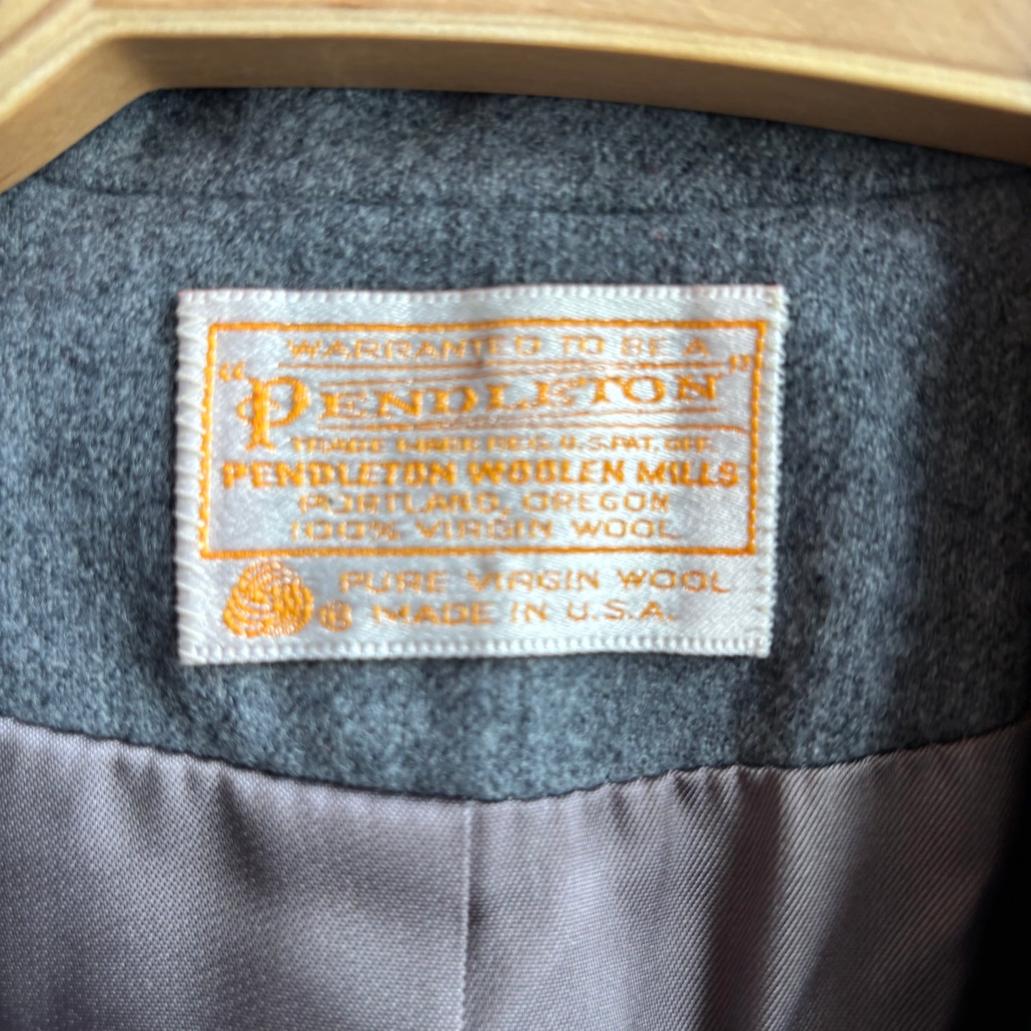Vintage Pendleton Grey Wool Jacket