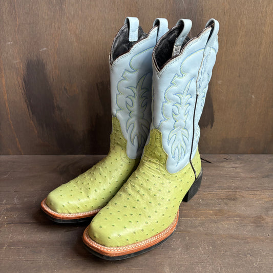 Double H Two-Tone Square Toe Boot