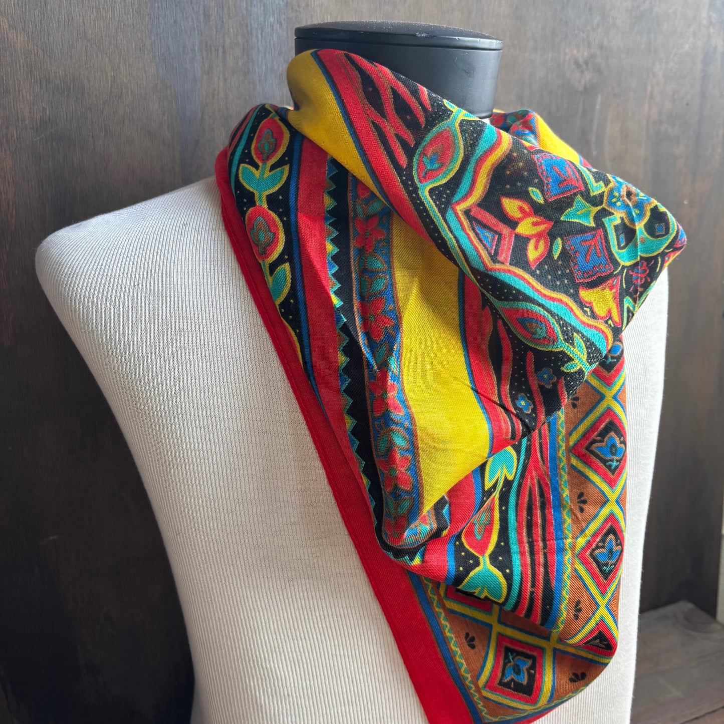 Bright Colored Scarf