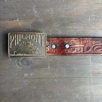 Philmont New Mexico Leather Belt