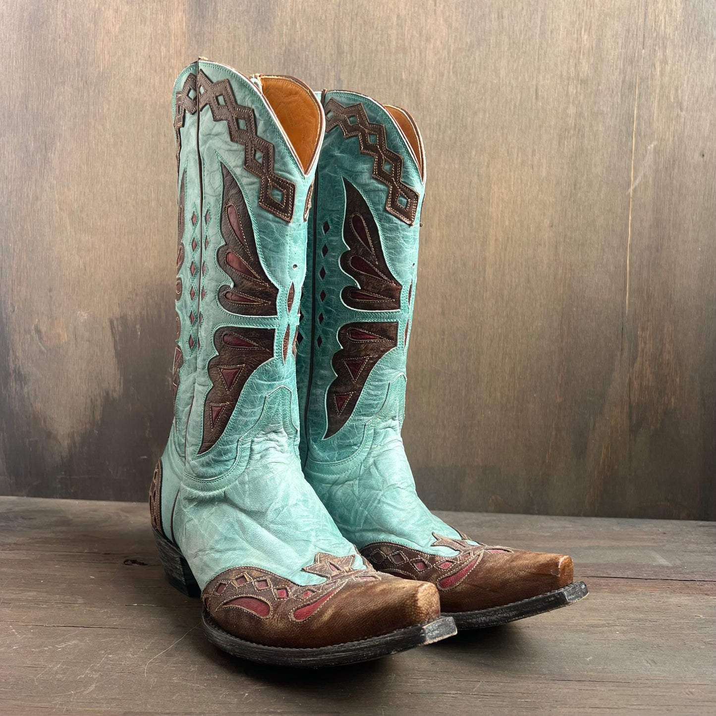 Old Gringo Turquoise Butterfly Boots