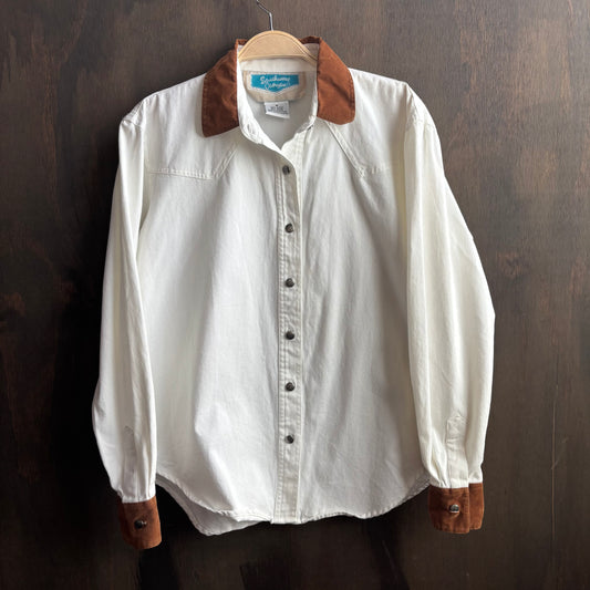 Southwest Canyon White Button Up
