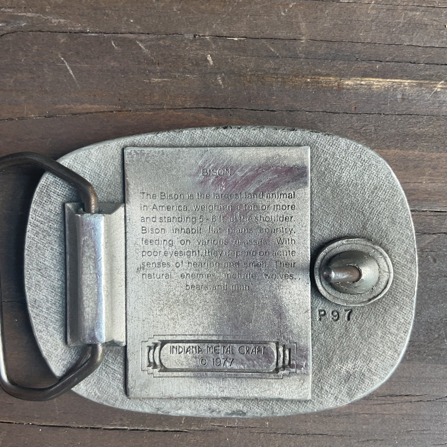 Bison Belt Buckle