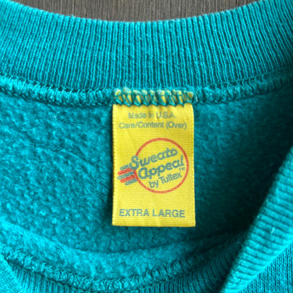 Custom Teal "Cowboy Take Me Away" Sweatshirt