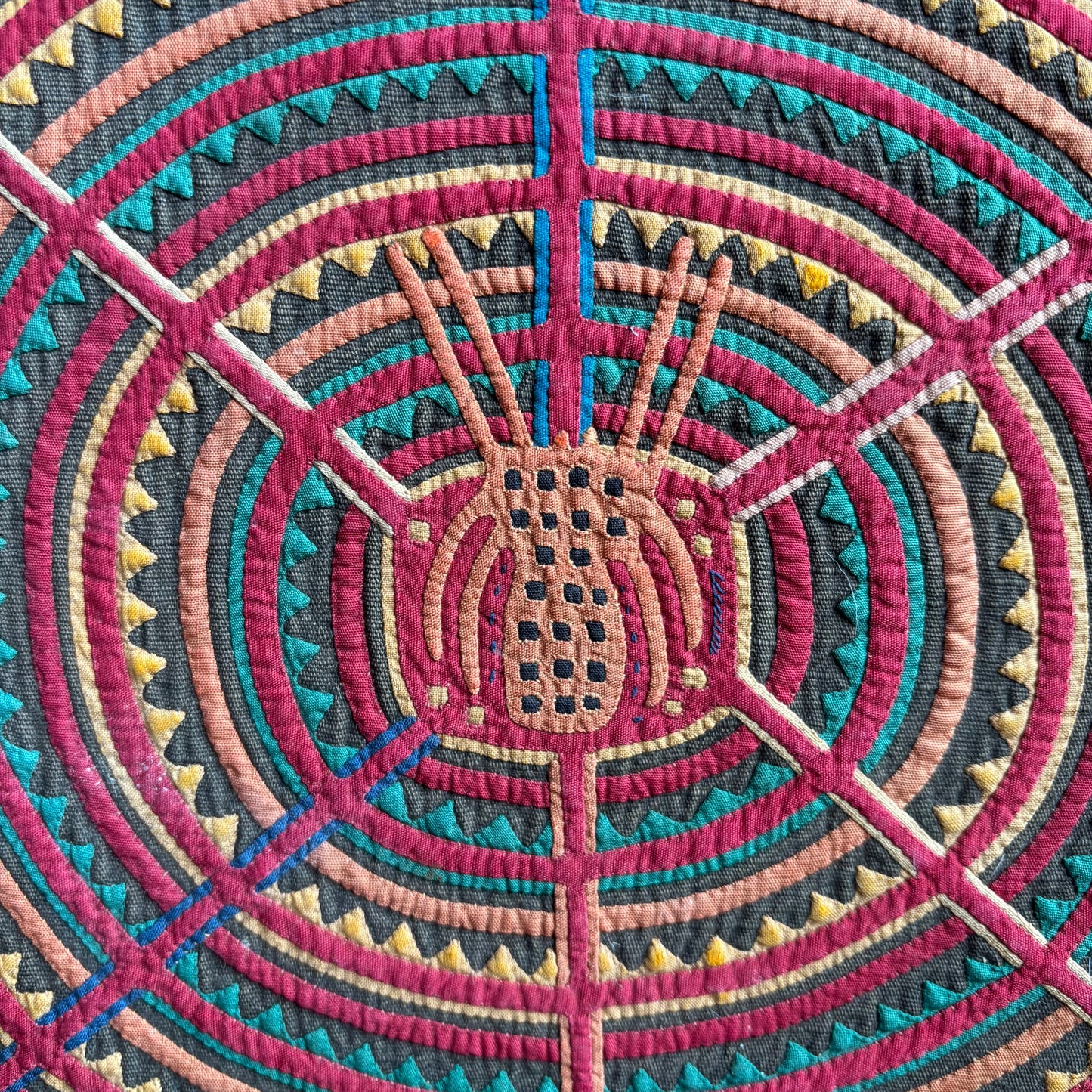 Mola Textile Wall Art