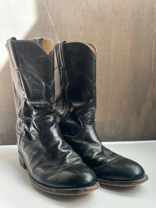 Justin’s Black Leather Boots