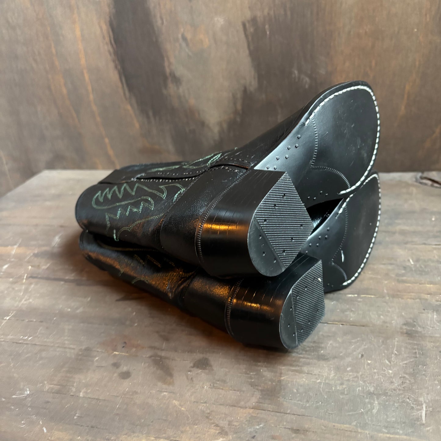 Old West Black Kids Boots