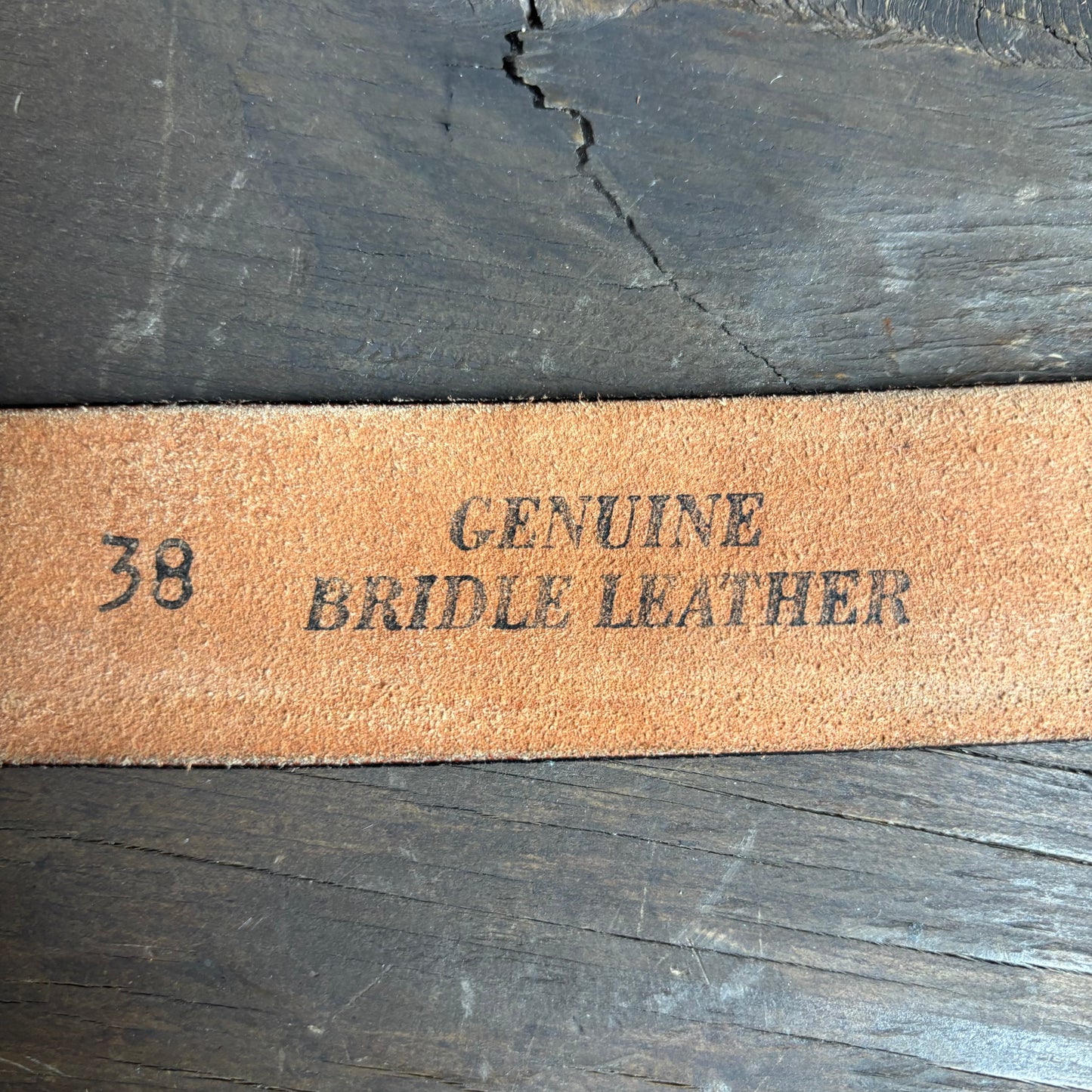 Black Leather Flat-Close Belt