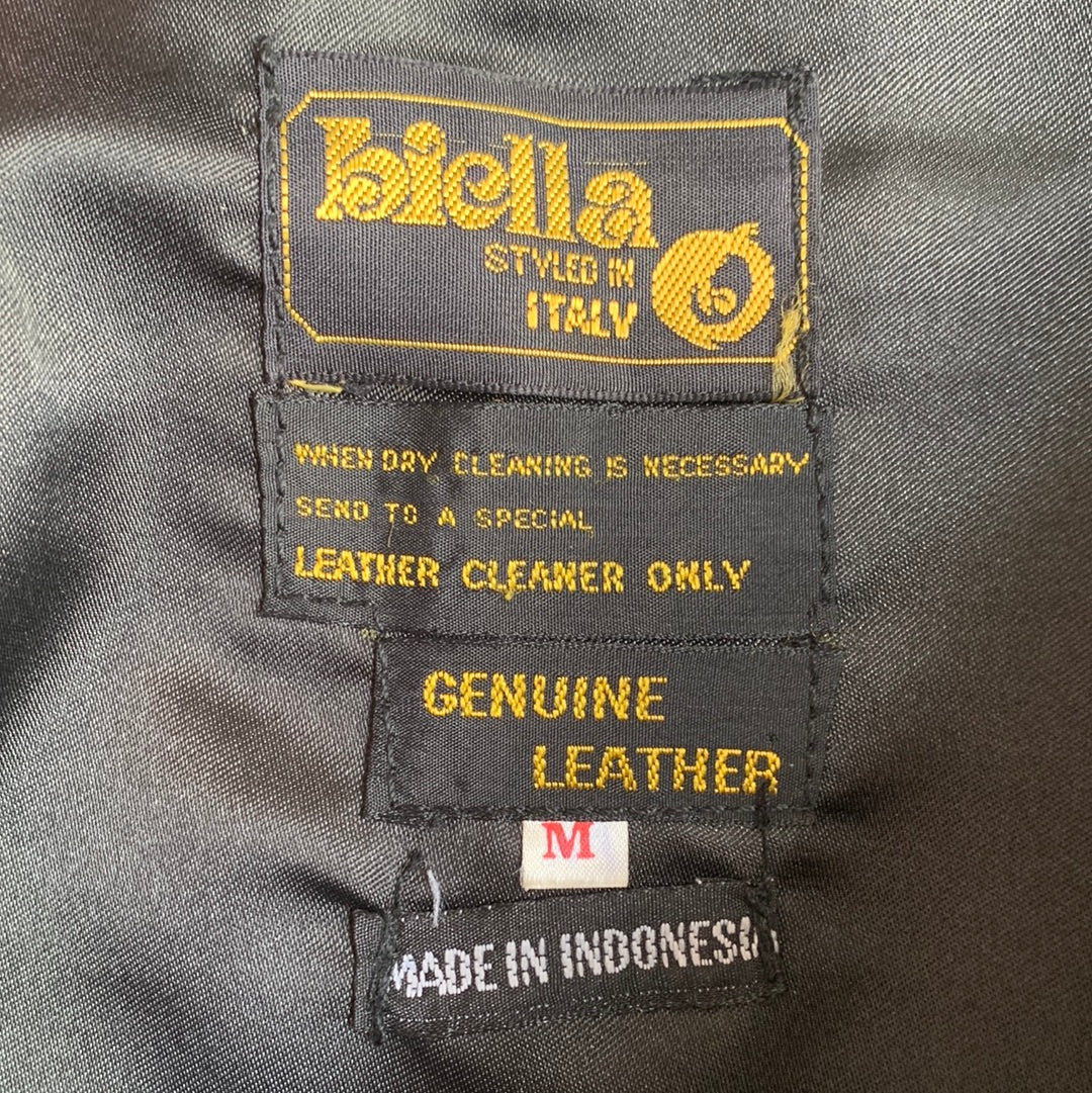 Biella Leather Skirt