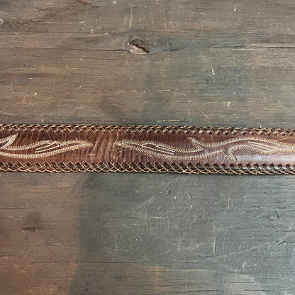 Larry Mahan Leather Belt