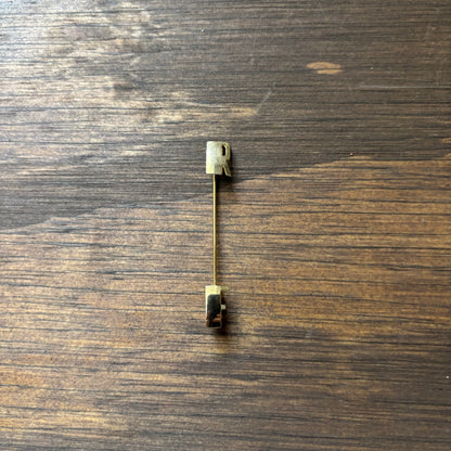 Gold Tone "RF" Tie Pin