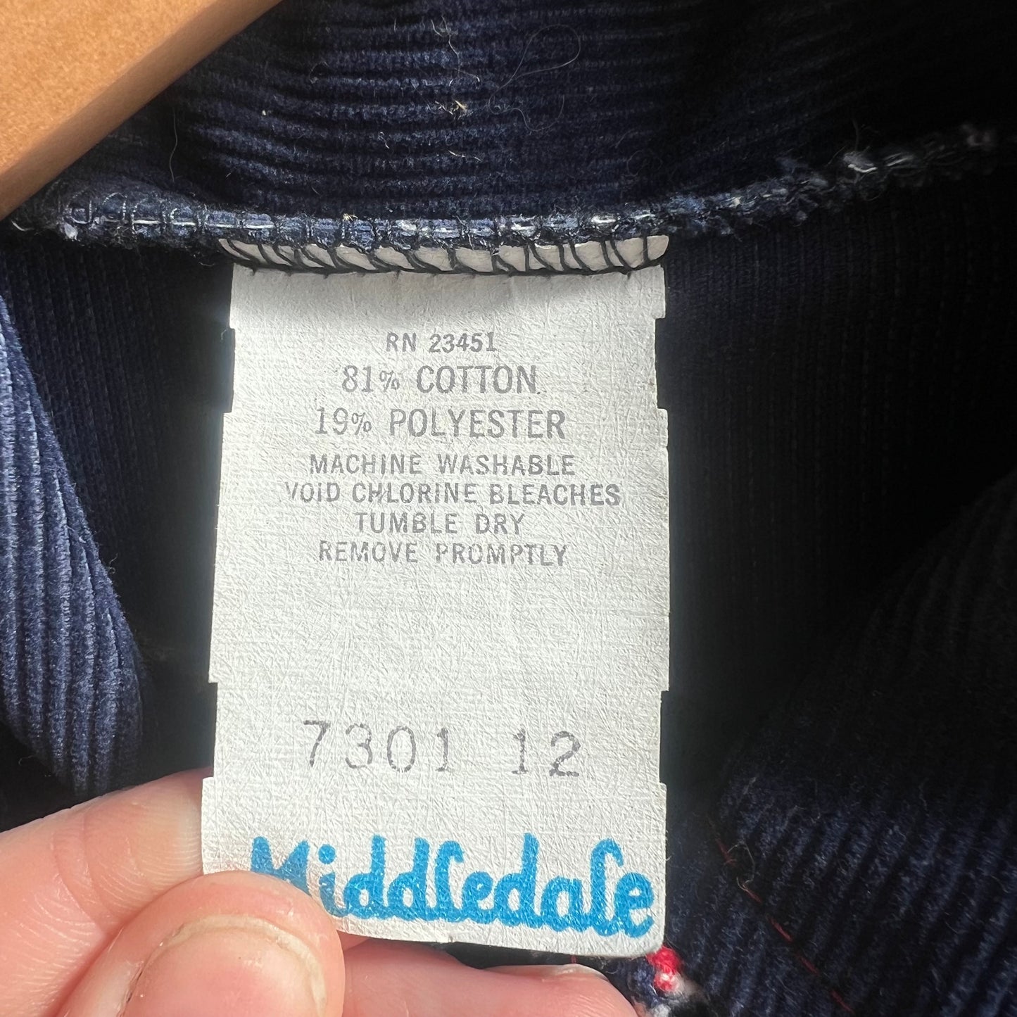 Kids Blue Corduroy Set