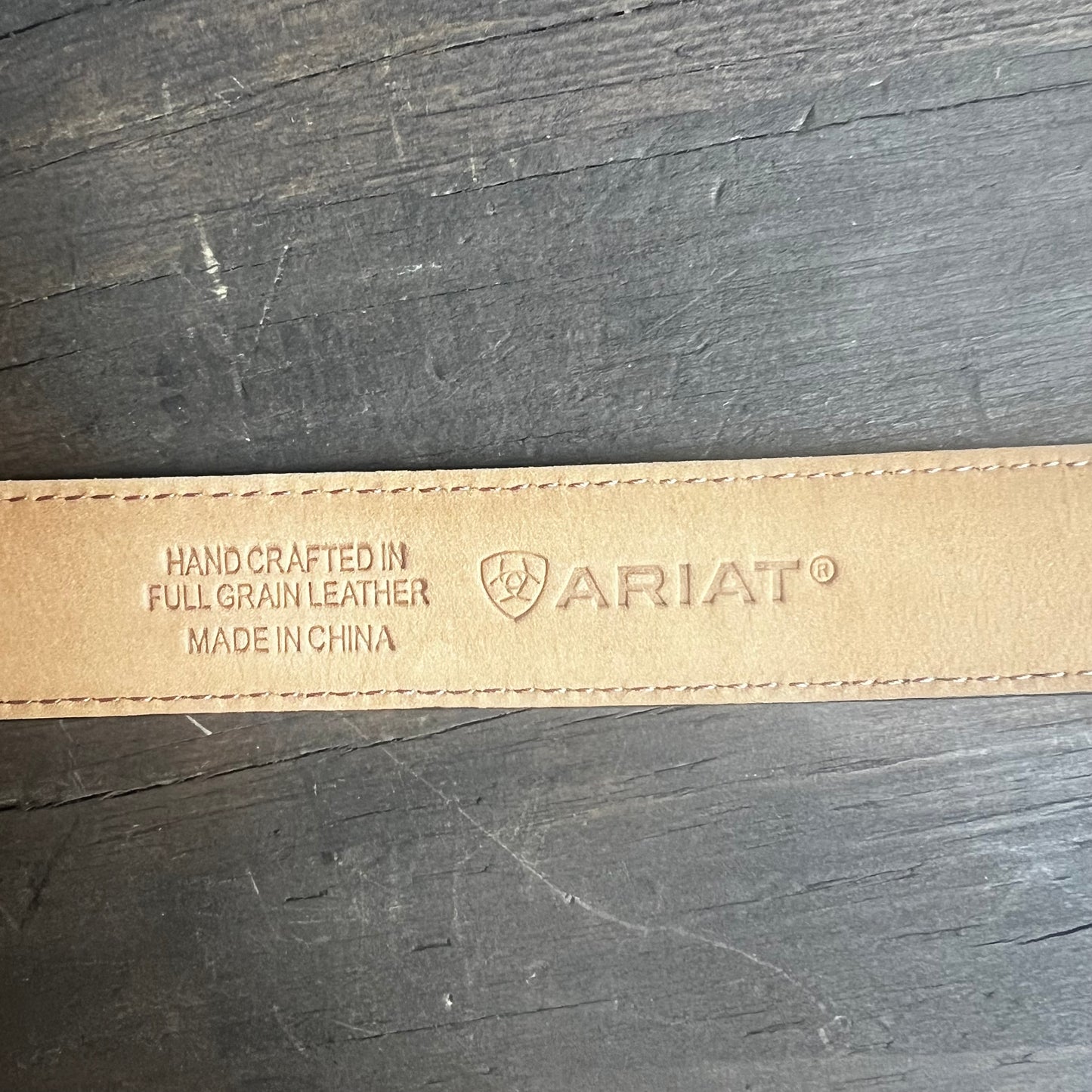 Ariat Thin Black Belt