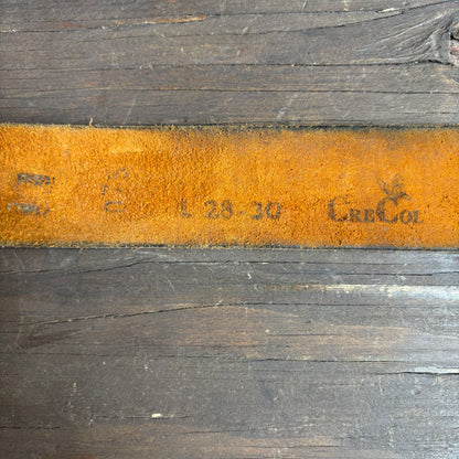 Vintage Tan Leather Belt