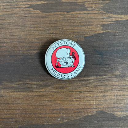 Keystone Miners Camp Button