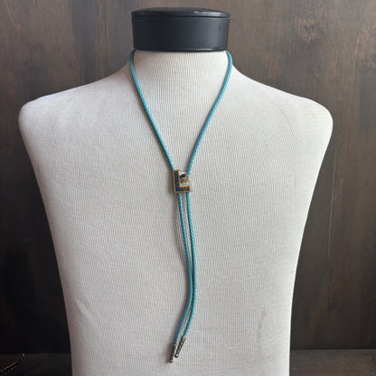 Leadville Bolo on Light Blue Tie