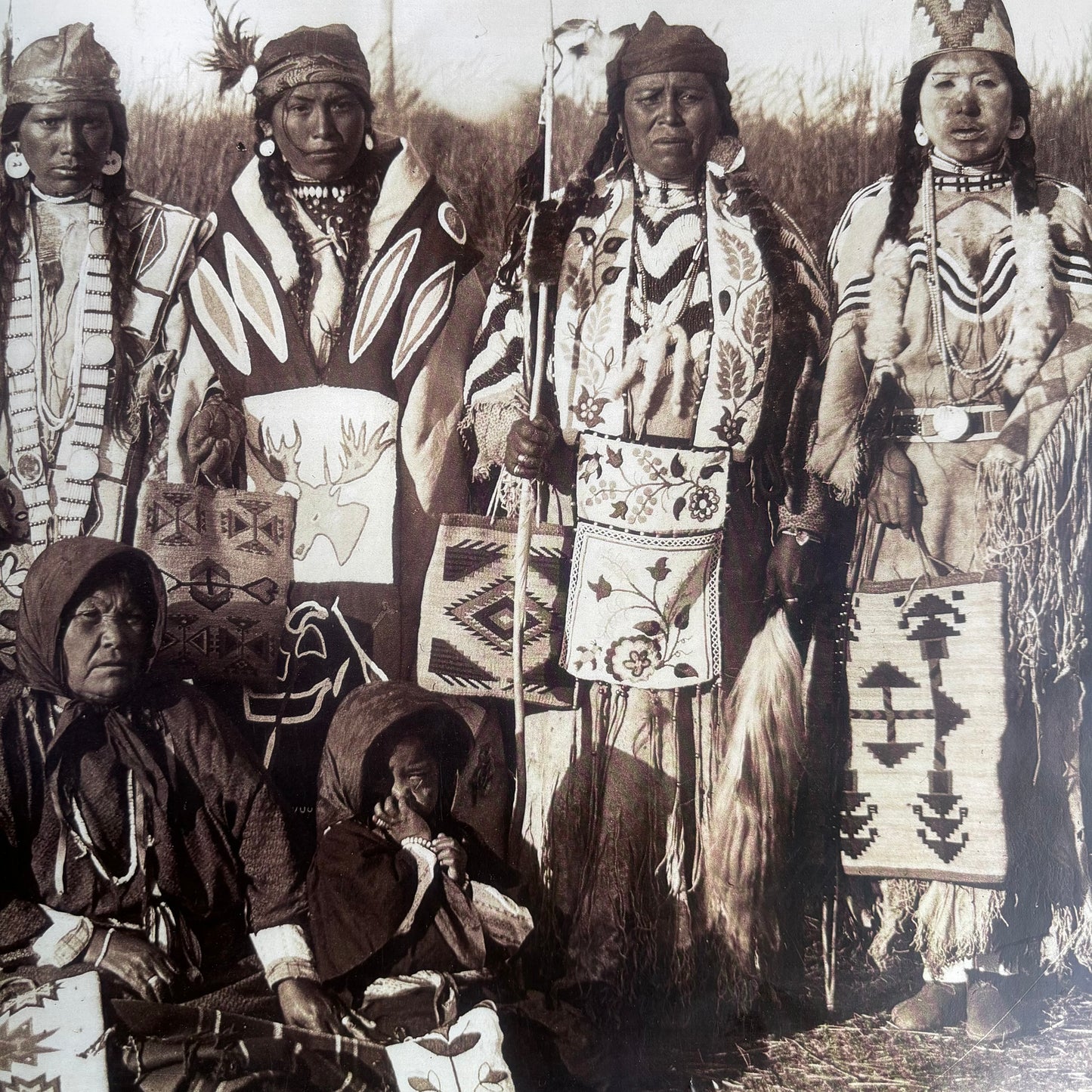 Vintage Photo of Indigenous Women