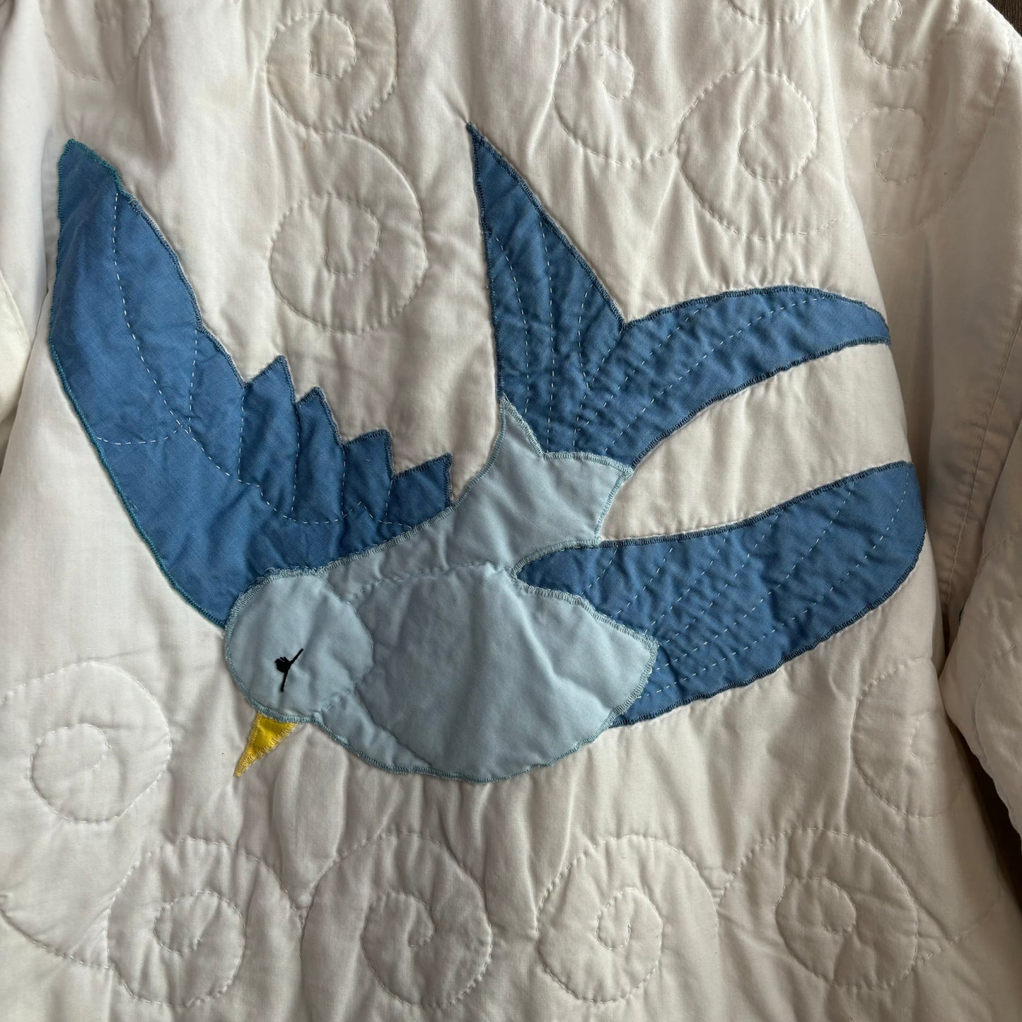 Vintage Bird Quilt Coat