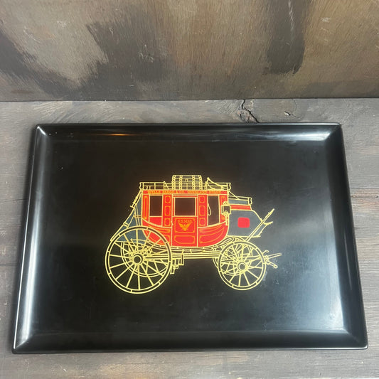 Couroc Stage Coach Platter