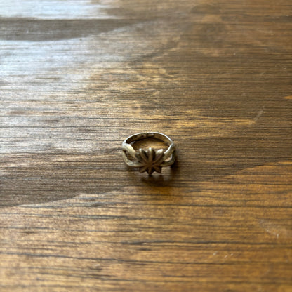 Antique Sand Cast Silver Ring