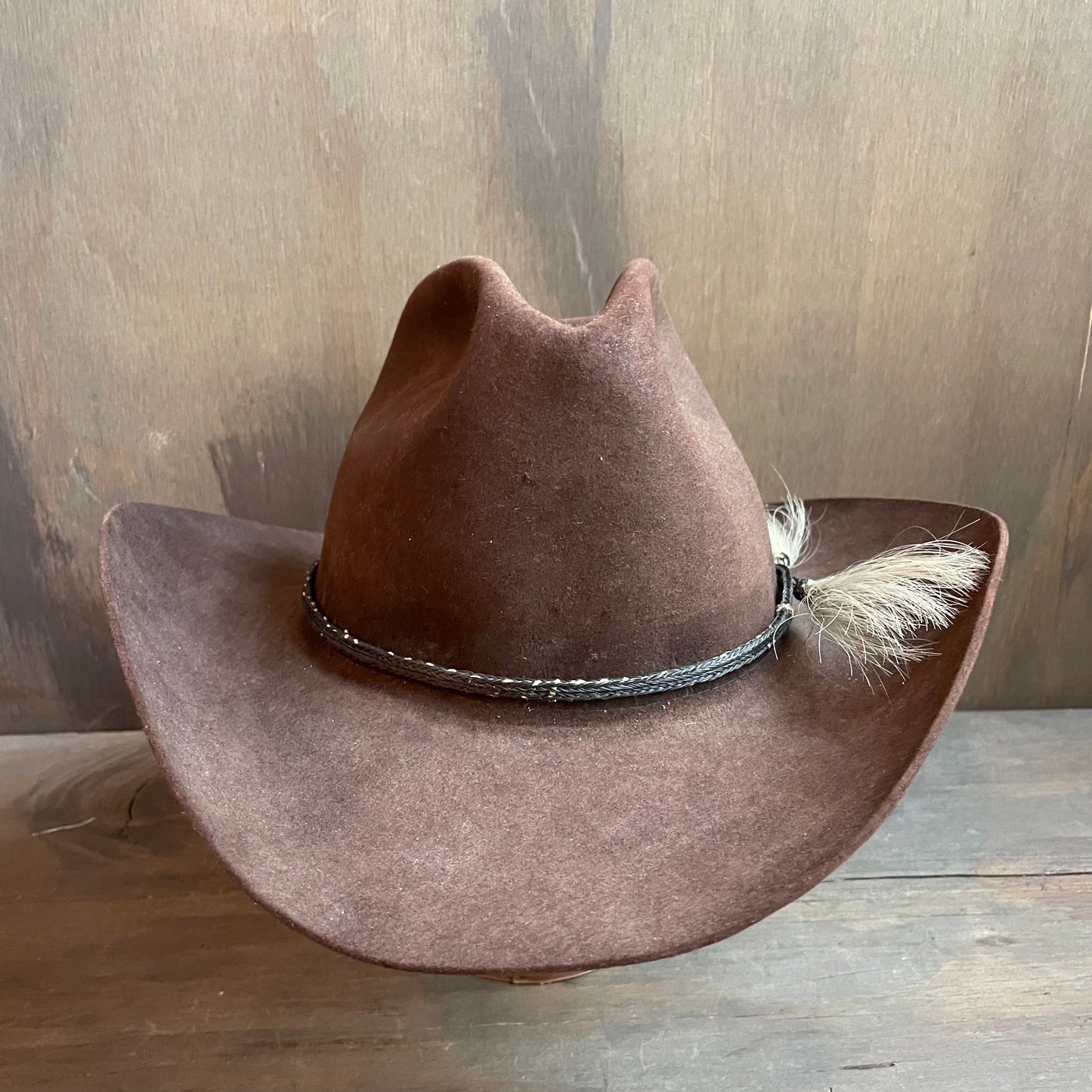 Brown Bradford Hat with Horse Hair Band