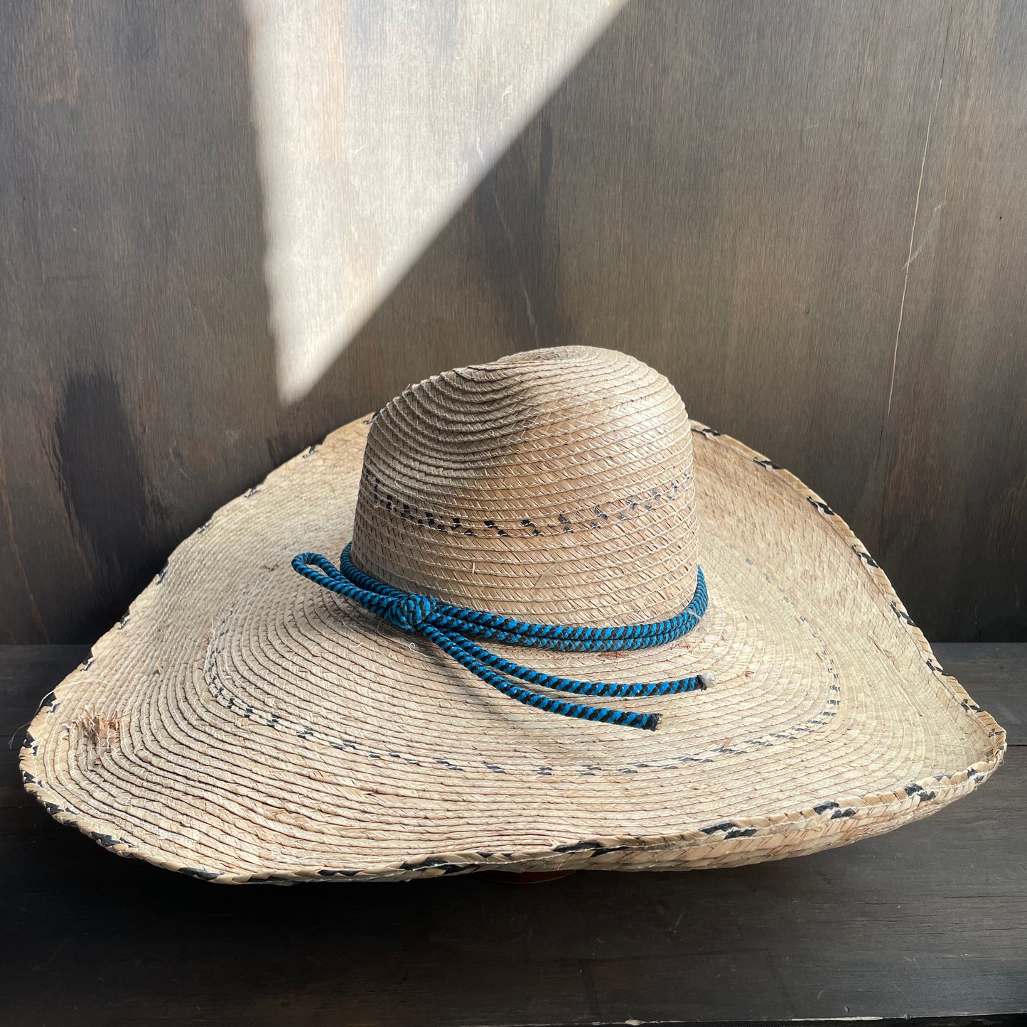 Vintage Straw Sombrero