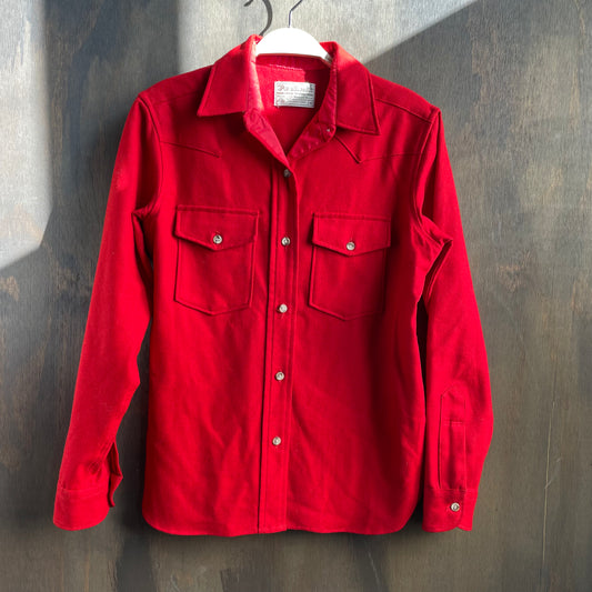 Vintage Red Pendleton Button Down Shirt