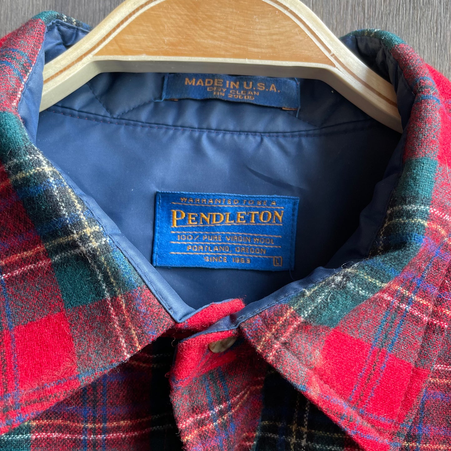 Vintage Pendleton Wool Flannel