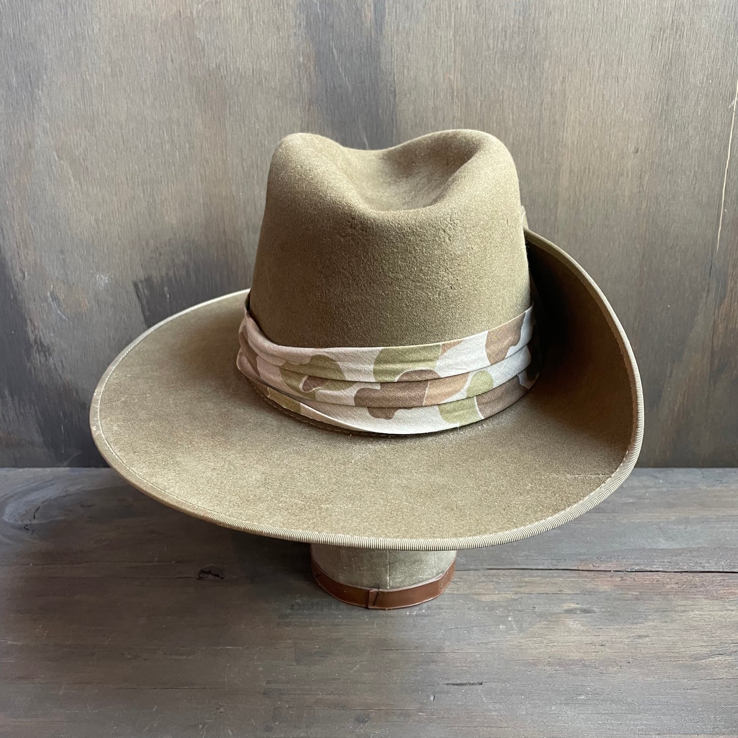 Vintage Henderson Green Military Hat