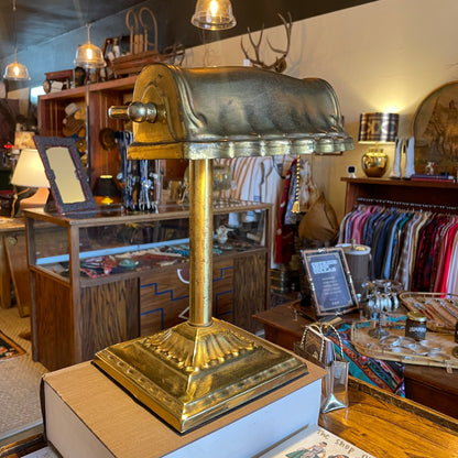 Vintage Brass Desk Lamp