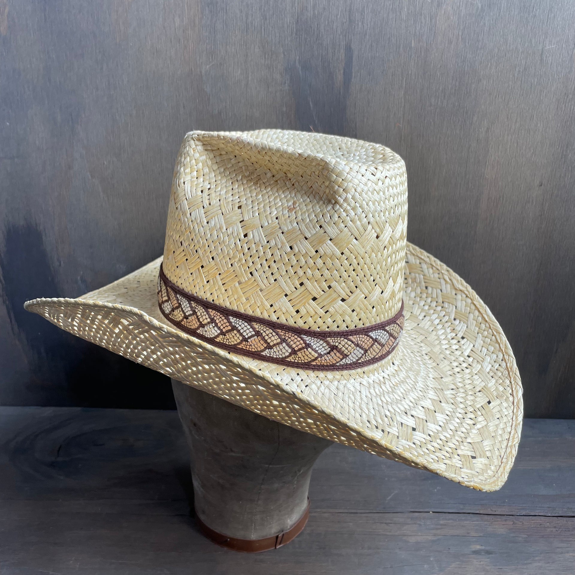 Vintage Resistol cowboy hat Snake River Trail straw deadstock new NWT Resistol Snake River Straw Hat – The Shop Outpost main image 3