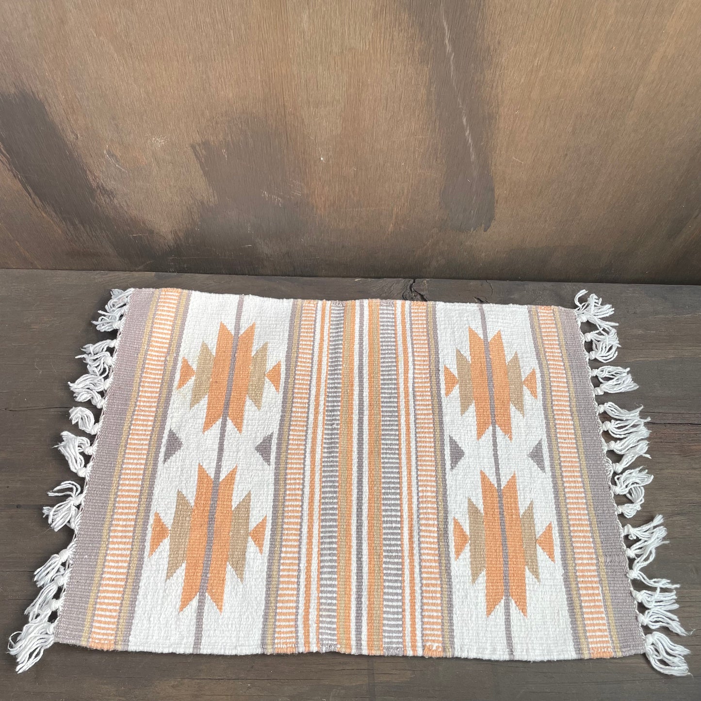 Set of 7 Oaxaca-Style Fringed Placemats