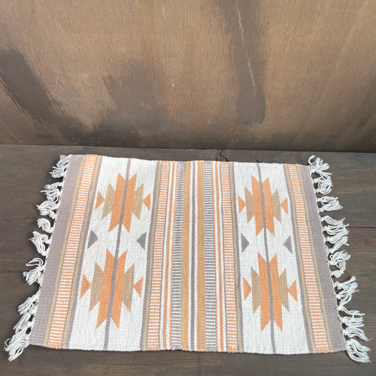 Set of 7 Oaxaca-Style Fringed Placemats