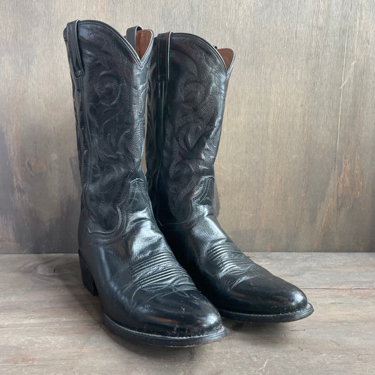 Vintage Black Dan Post Boots